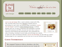 Tablet Screenshot of linebylinewebdesign.com